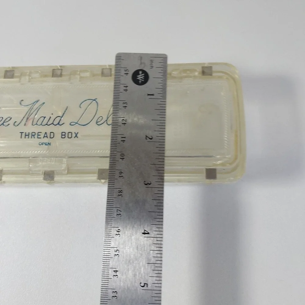 1950s Tidee Maid Deluxe‎ Sewing Thread Box VTG